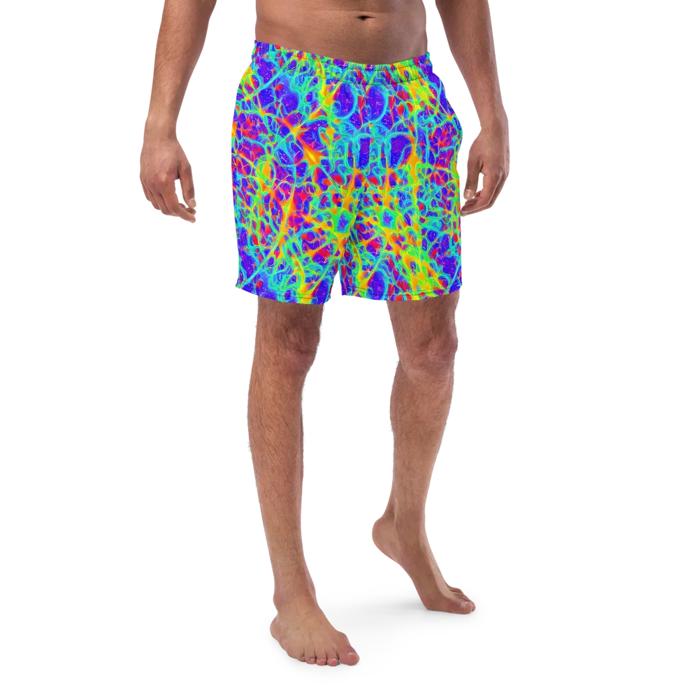 Radiant Mutation on Swim Trunks — Front