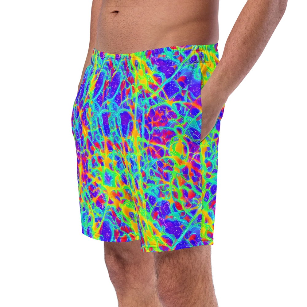 Radiant Mutation on Swim Trunks — Left Front