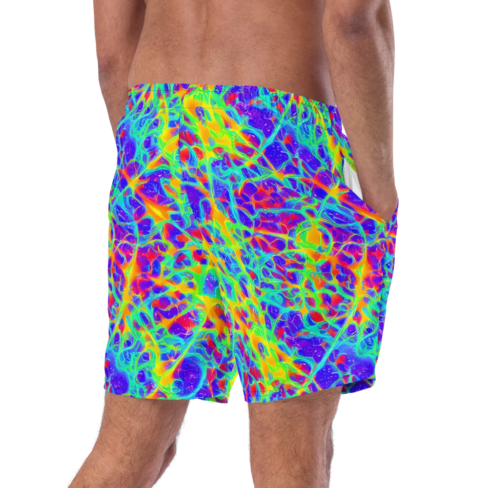 Radiant Mutation on Swim Trunks — Right Back