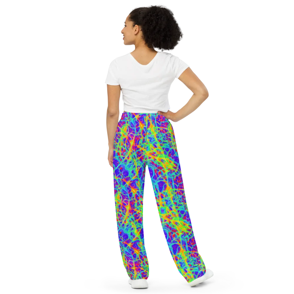 Radiant Mutation on Wide-Leg Pants — Back