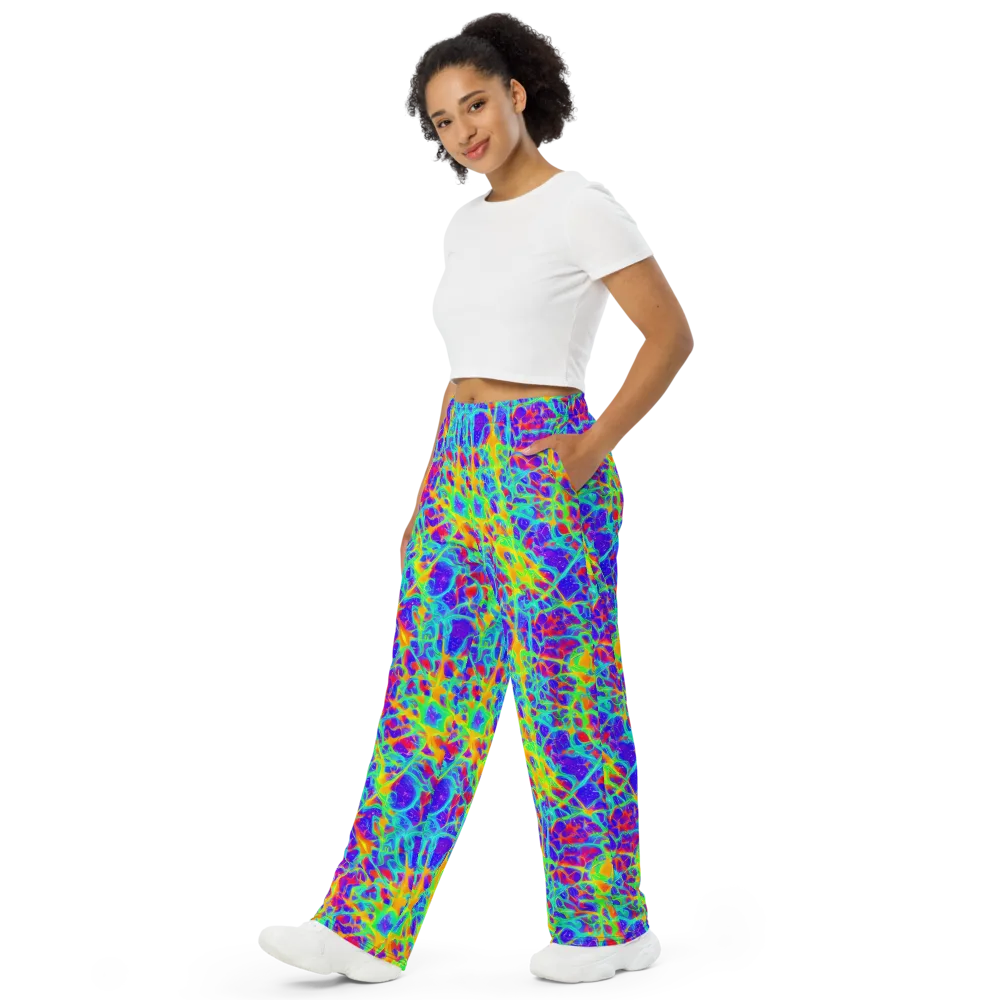 Radiant Mutation on Wide-Leg Pants — Left Front