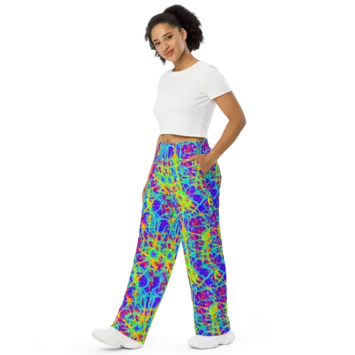Radiant Mutation on a Wide-Leg Pants