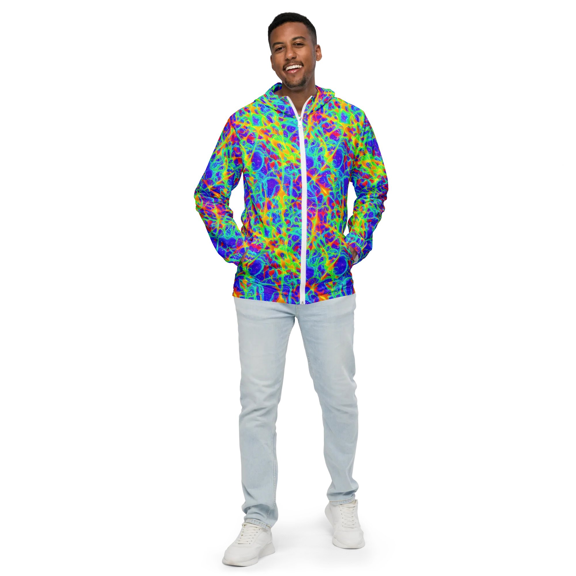 Radiant Mutation on Men's Windbreaker — Front