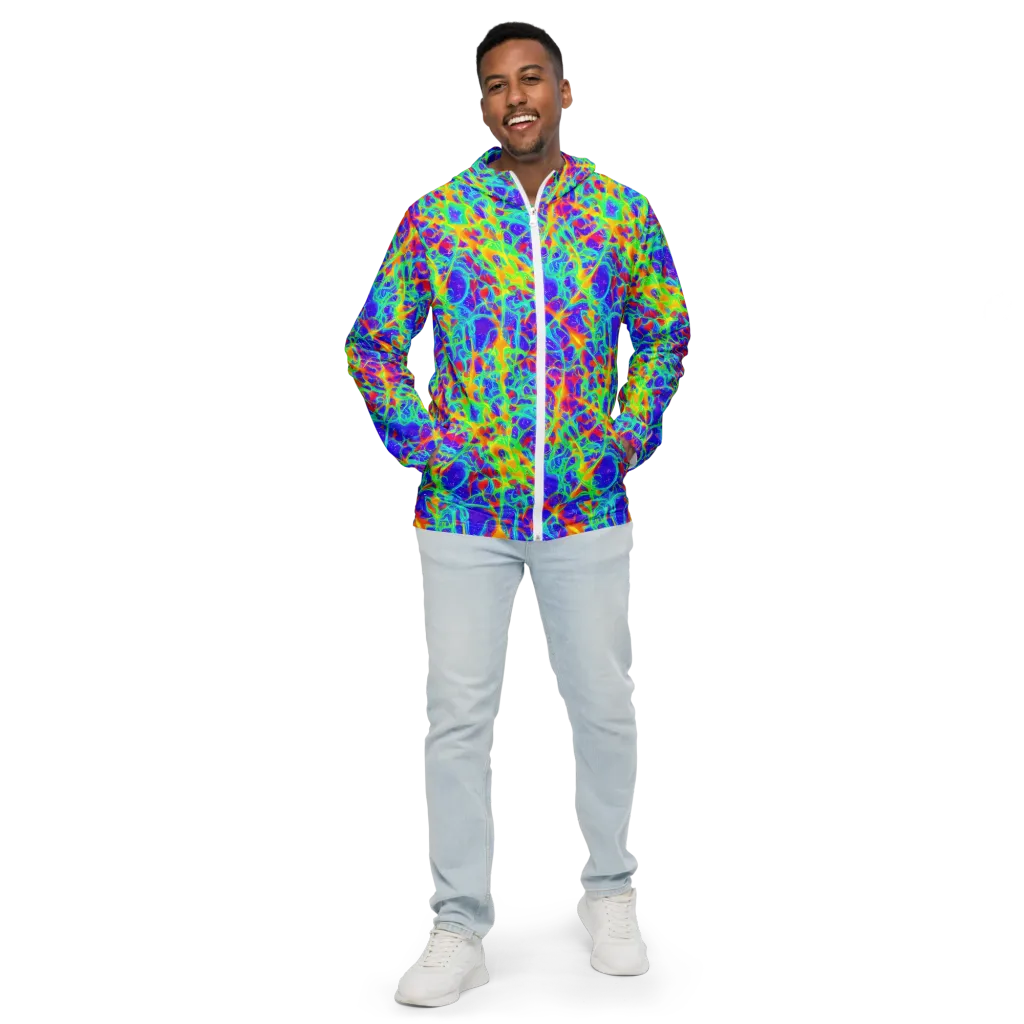 Radiant Mutation on Men's Windbreaker — Front