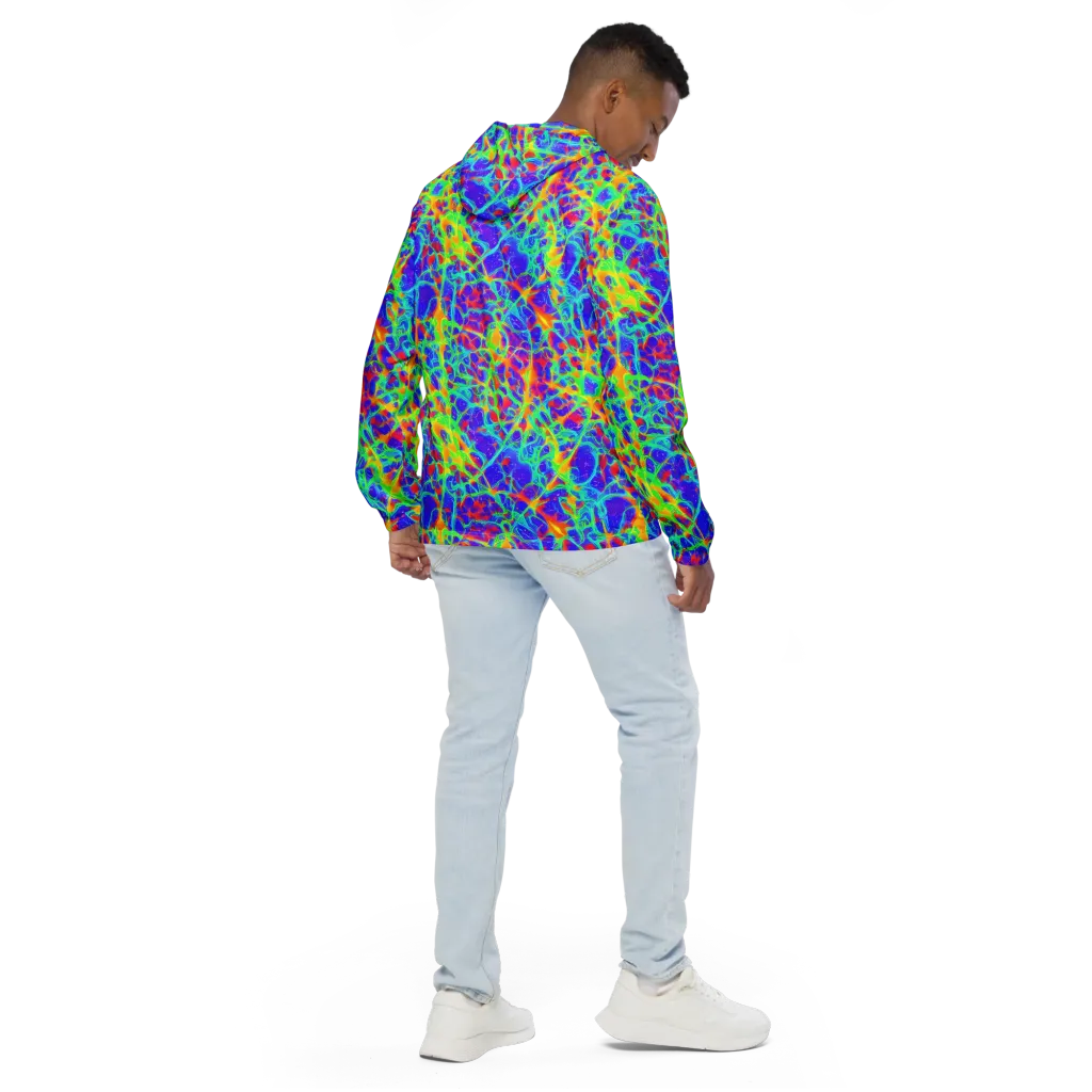Radiant Mutation on Men's Windbreaker — Back