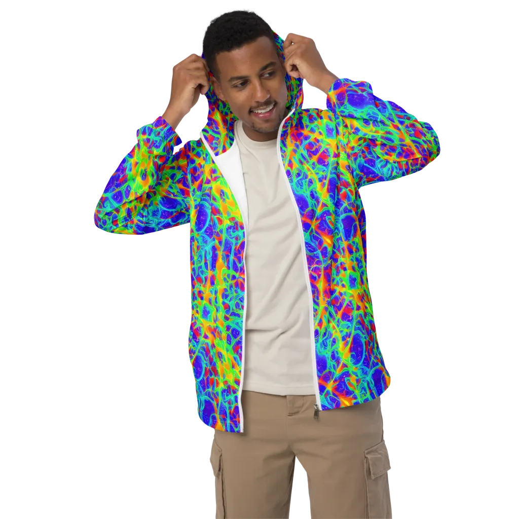 Radiant Mutation on Men's Windbreaker — Front