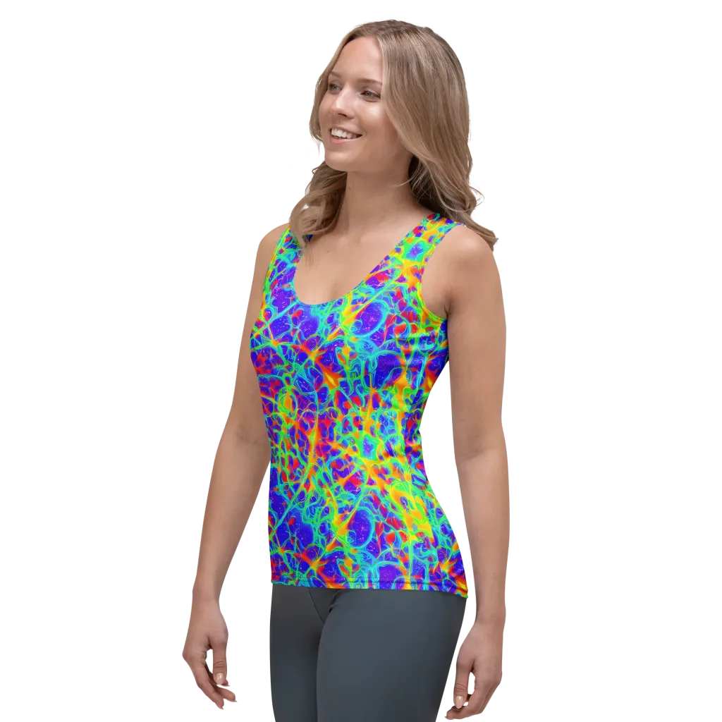 Radiant Mutation on Women's Tank Top — Left Front
