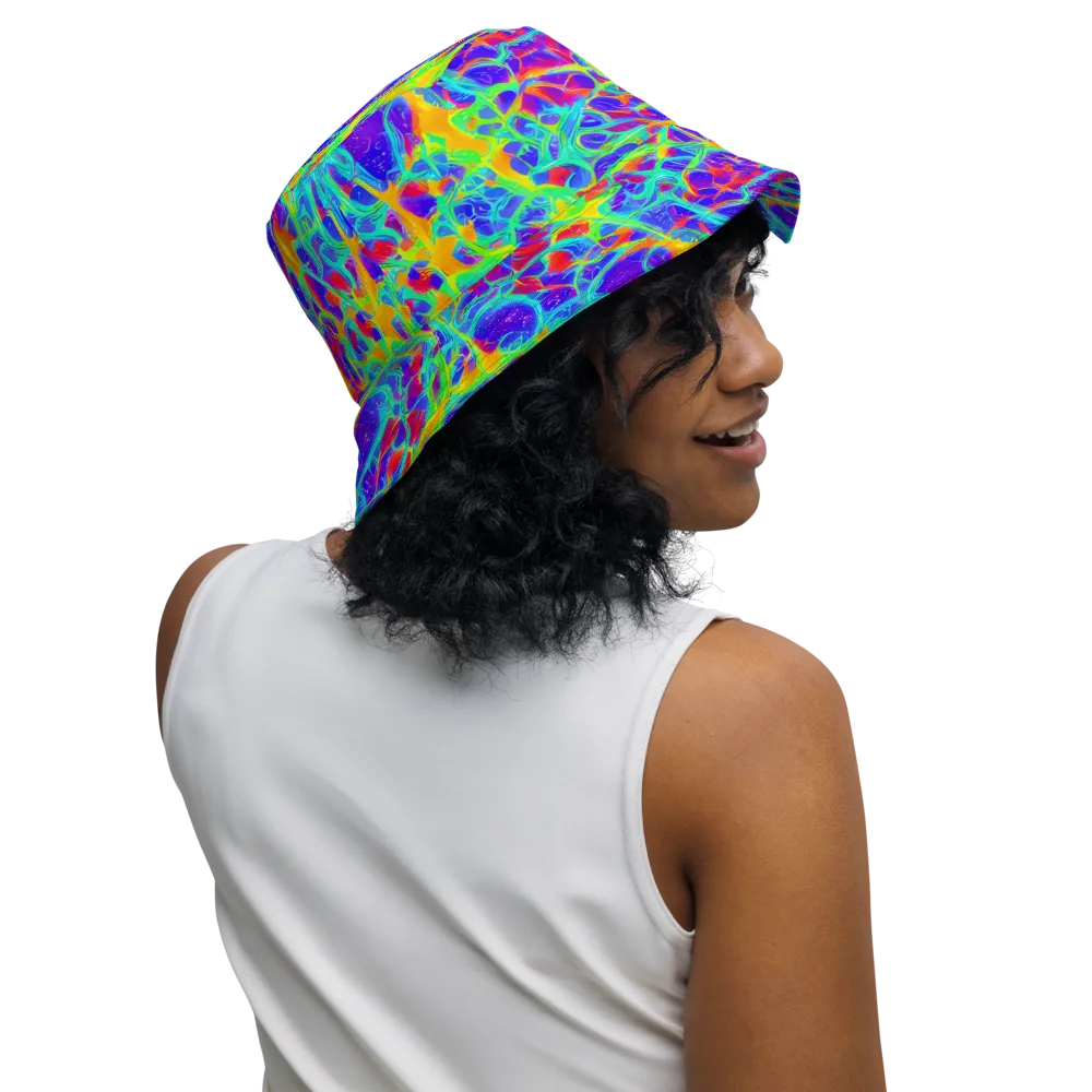 Radiant Mutation on Reversible Bucket Hat — Right Outside