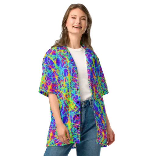 Radiant Mutation on a Button Shirt