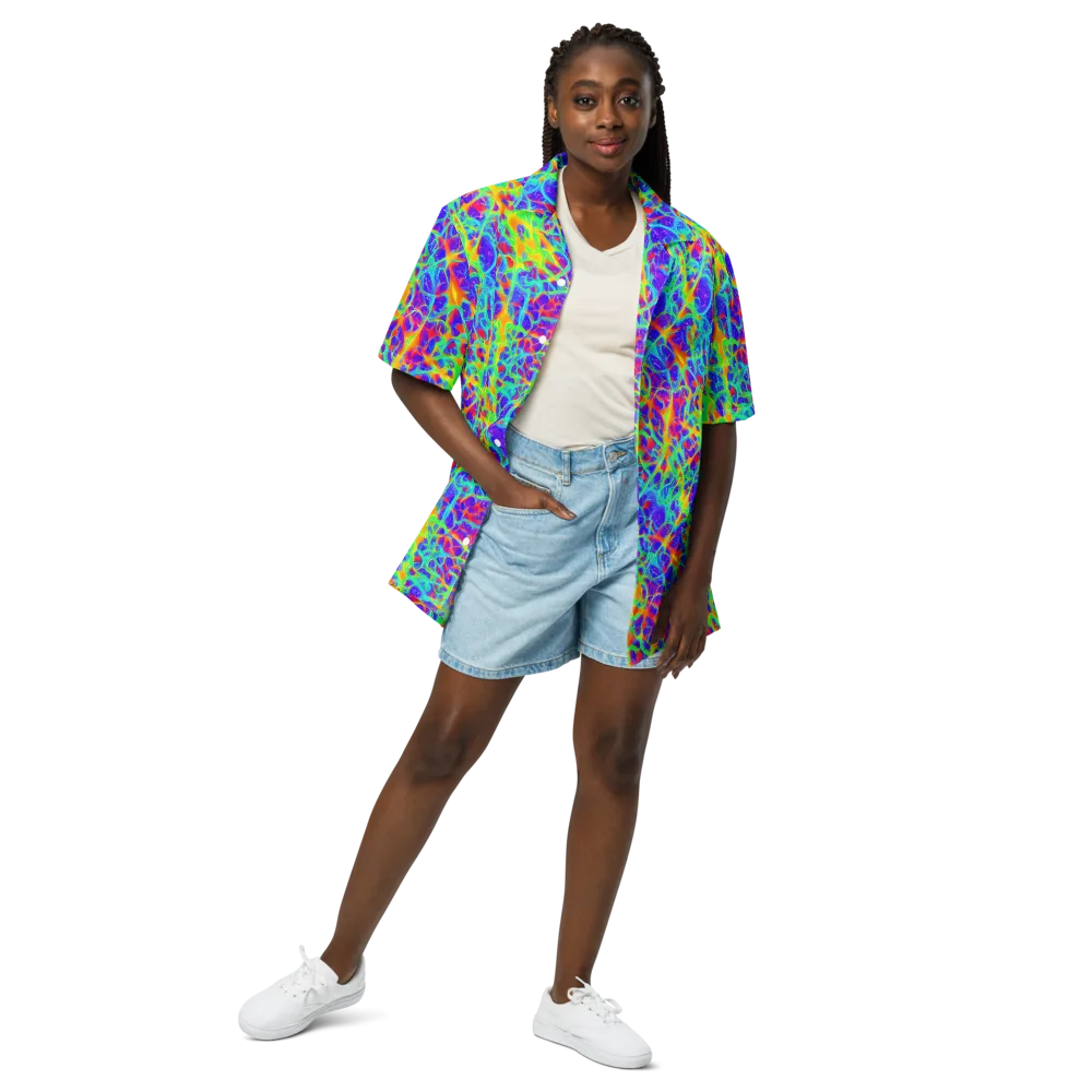 Radiant Mutation on Button Shirt — Front