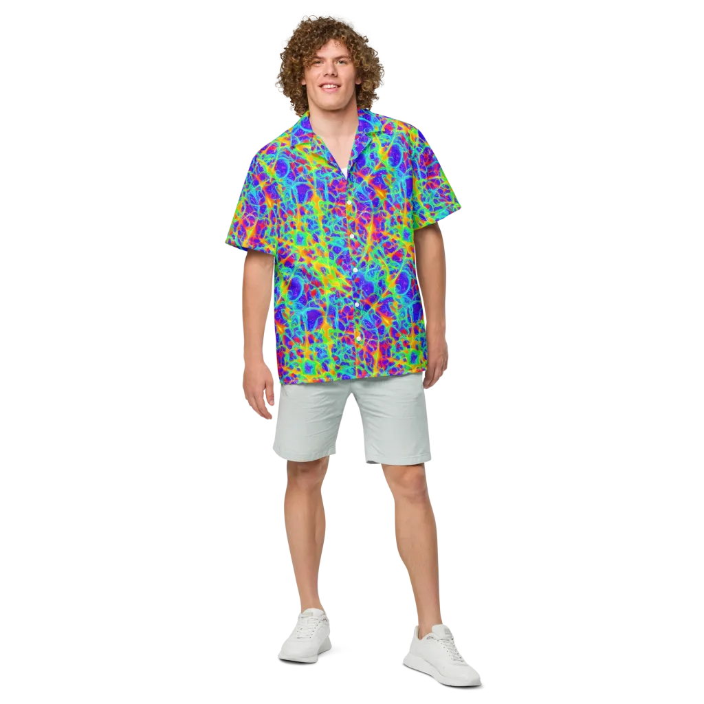 Radiant Mutation on Button Shirt — Front