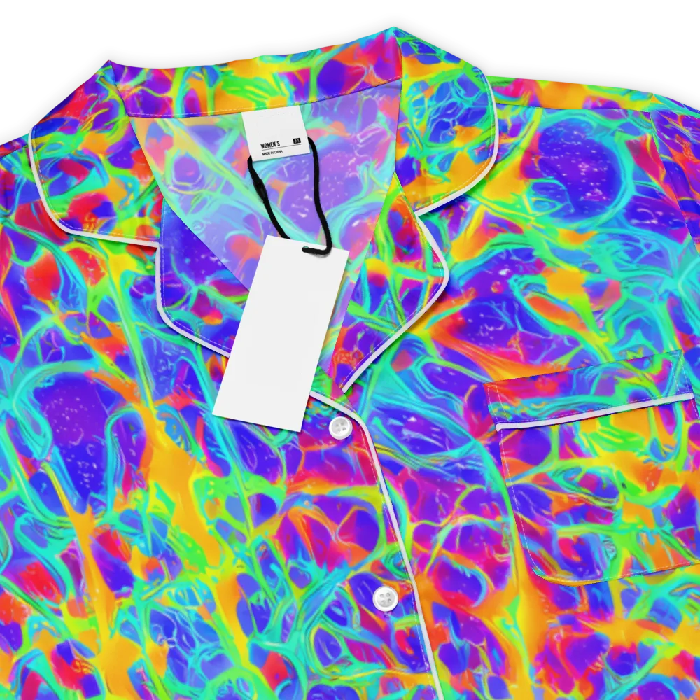Radiant Mutation on Women's Short Sleeve Pajama Top — Product details