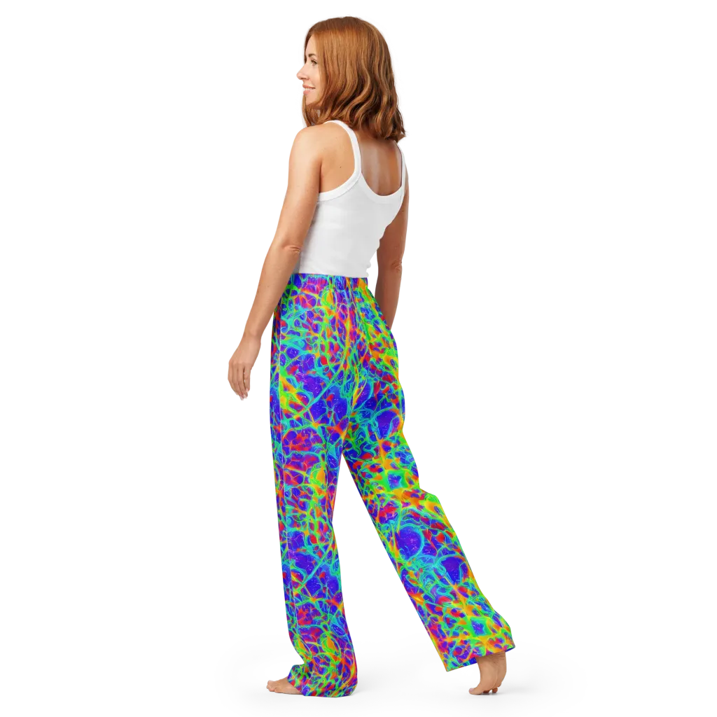 Radiant Mutation on Women's Pajama Pants — Back