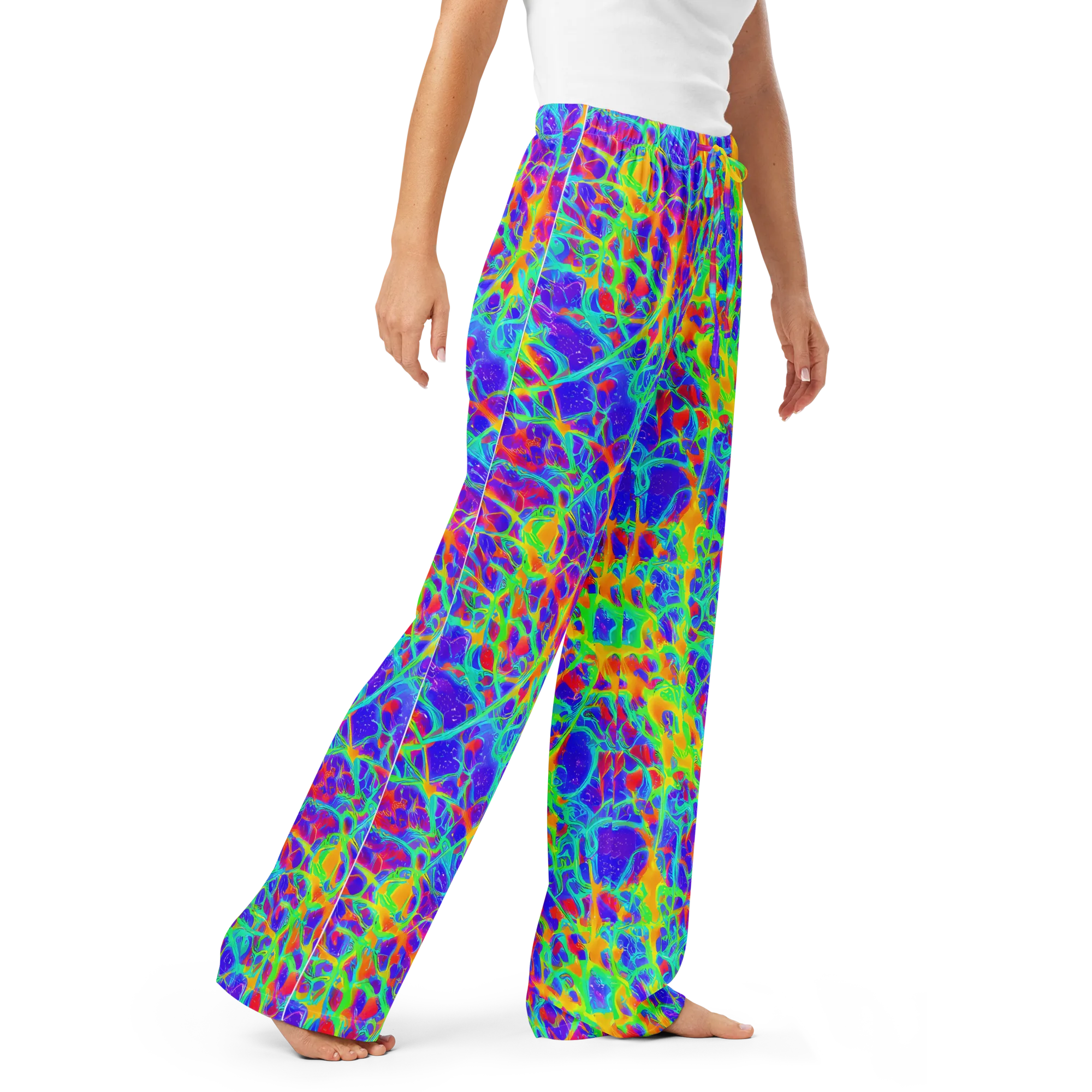 Radiant Mutation on Women's Pajama Pants — Right Front