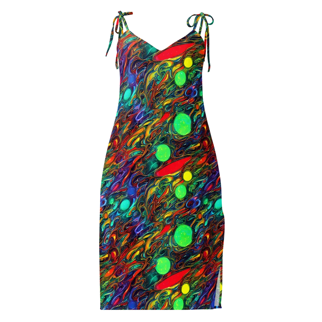 Galactic Fluid on Slip Dress — Front