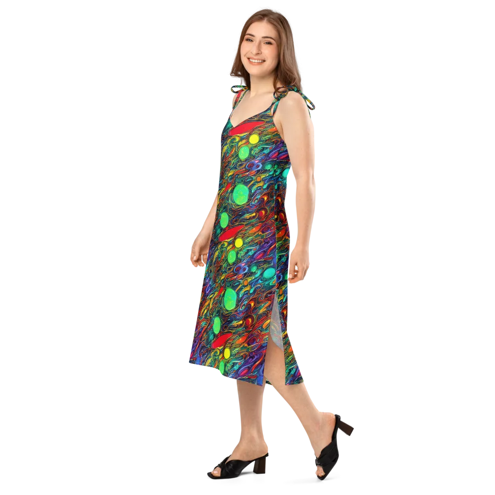 Galactic Fluid on Slip Dress — Left Front