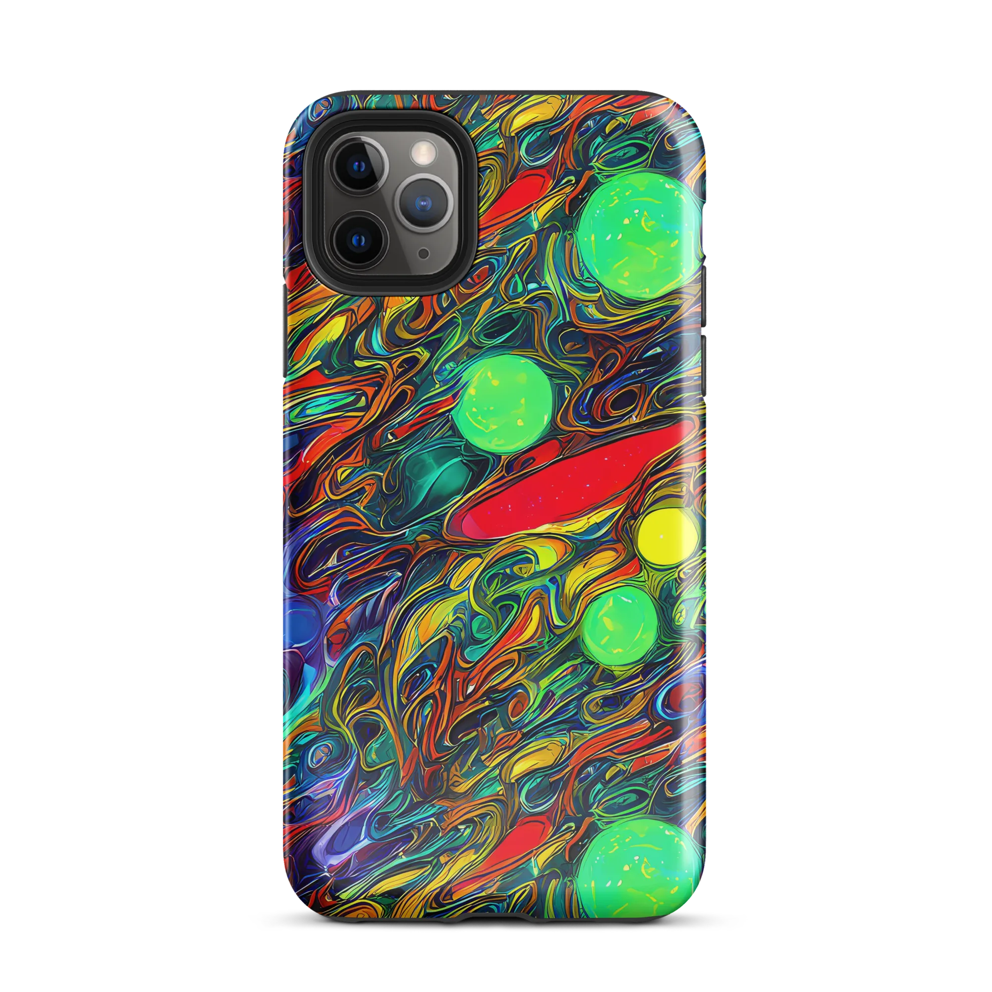 Galactic Fluid on Tough Case for iPhone® — Front