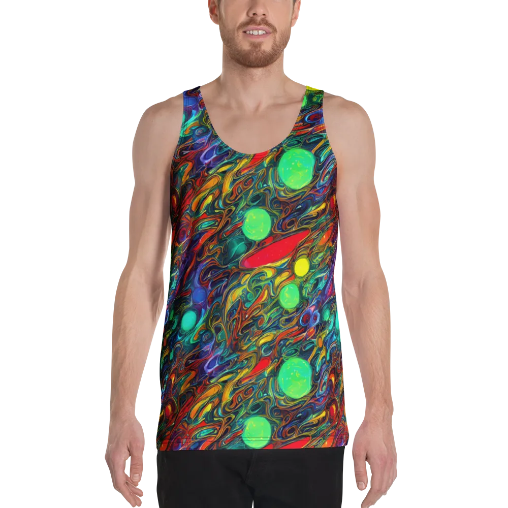 Galactic Fluid on Men's Tank Top — Front