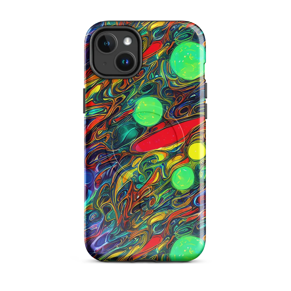 Galactic Fluid on MagSafe Tough Case for iPhone® — Front