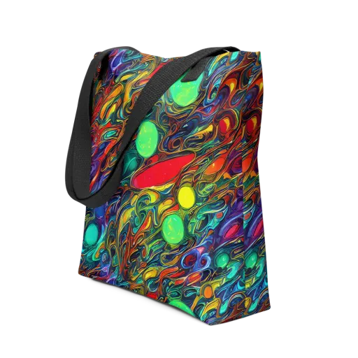 Galactic Fluid on a Tote Bag