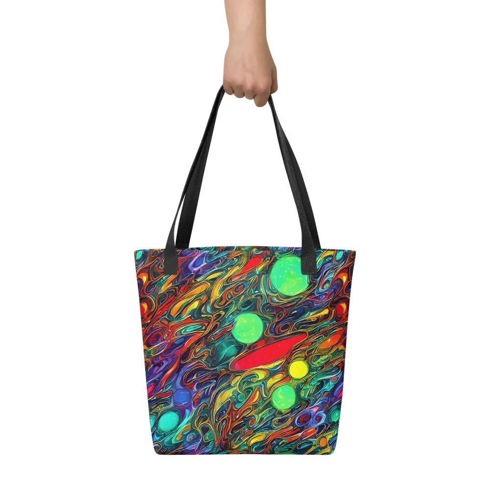 Galactic Fluid on Tote Bag — Front