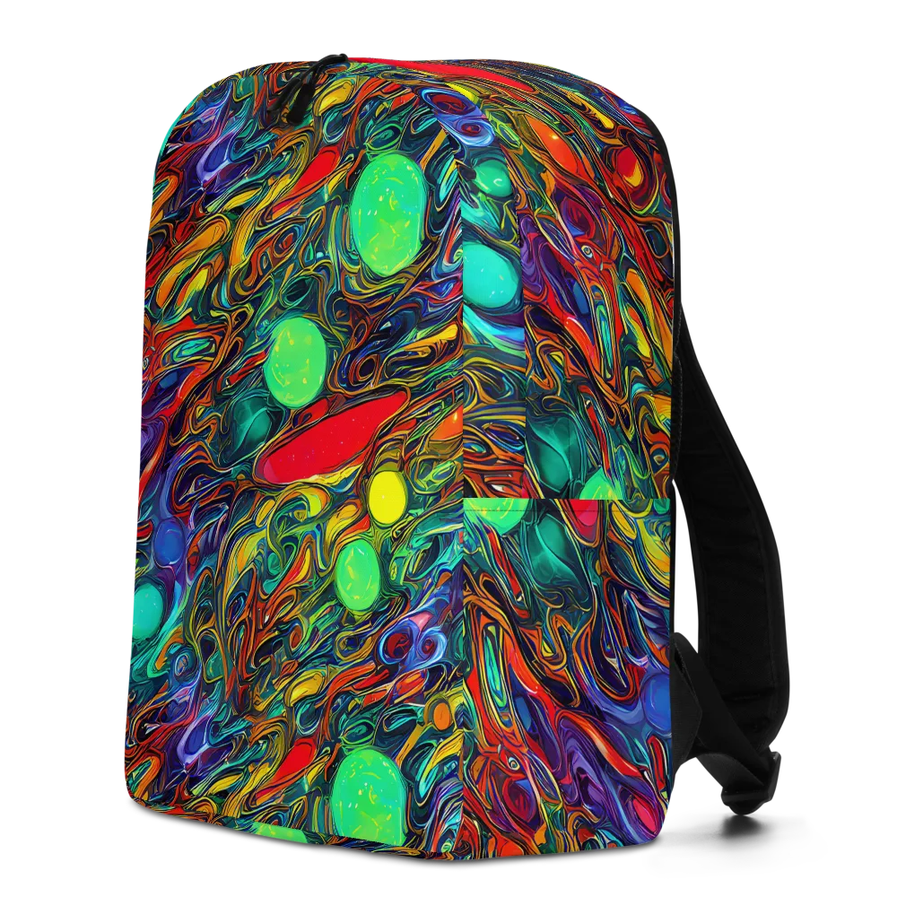 Galactic Fluid on Minimalist Backpack — Left