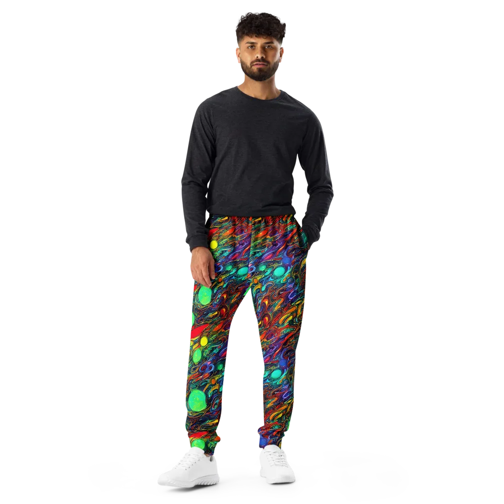 Galactic Fluid on Men's Joggers — Front