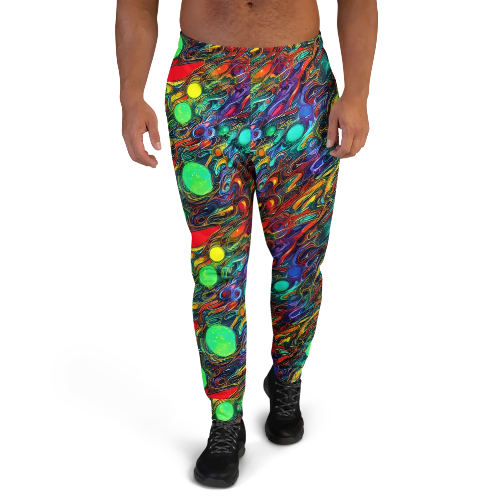 Galactic Fluid on Men's Joggers — Front