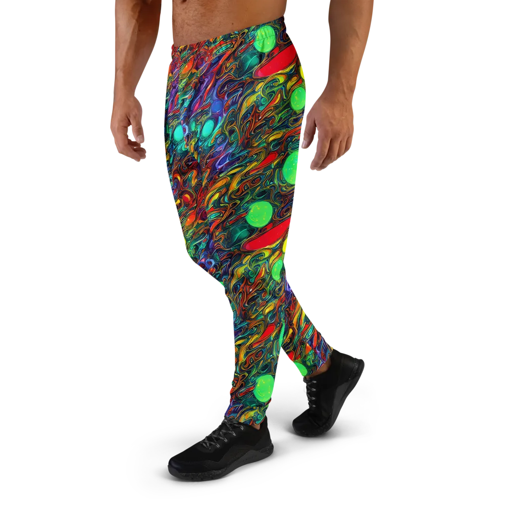 Galactic Fluid on Men's Joggers — Left