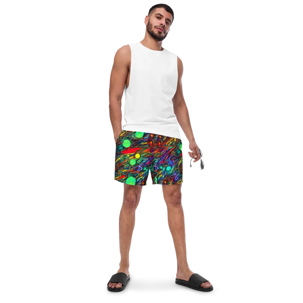 Galactic Fluid on Swim Trunks — Front