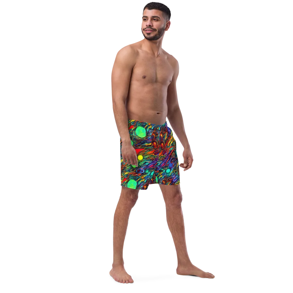 Galactic Fluid on Swim Trunks — Right Front