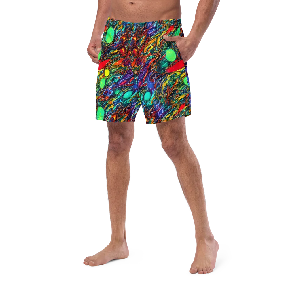 Galactic Fluid on Swim Trunks — Left Front