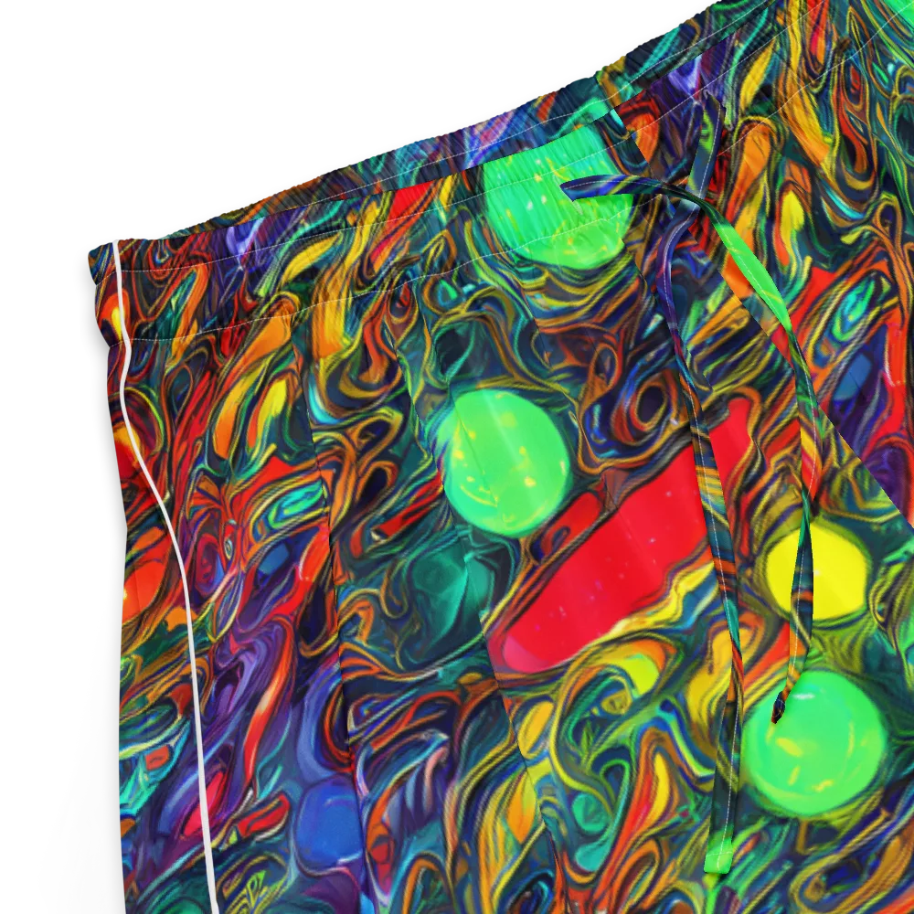 Galactic Fluid on Women's Pajama Shorts — Product details
