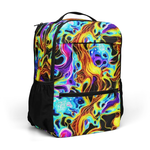 Blue Firestorm on a Utility Backpack
