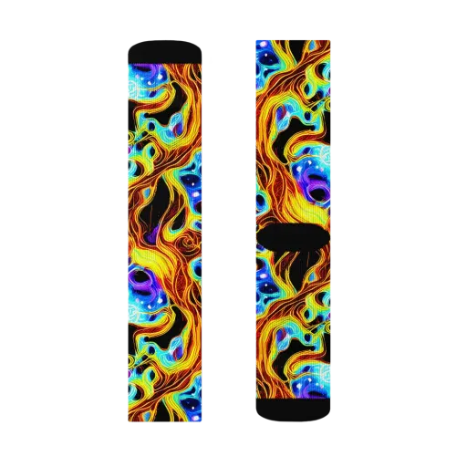 Blue Firestorm on a Socks