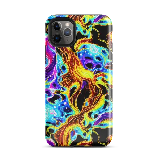 Blue Firestorm on a Tough Case for iPhone®