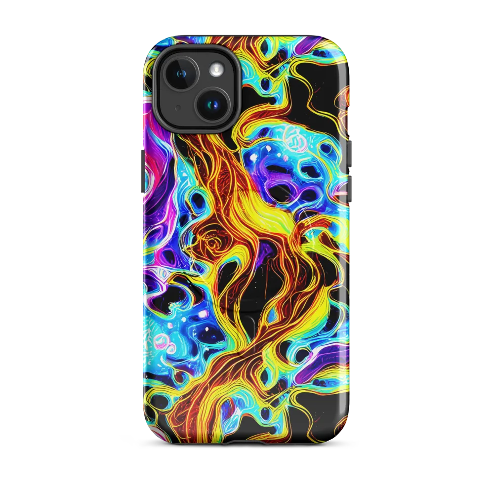 Blue Firestorm on MagSafe Tough Case for iPhone® — Front