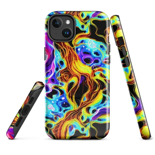 Blue Firestorm on a MagSafe Tough Case for iPhone®