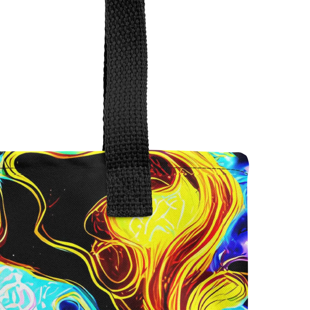Blue Firestorm on Tote Bag — Product details