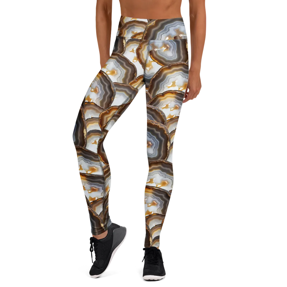 Earthbound Aura on Yoga Leggings — Front