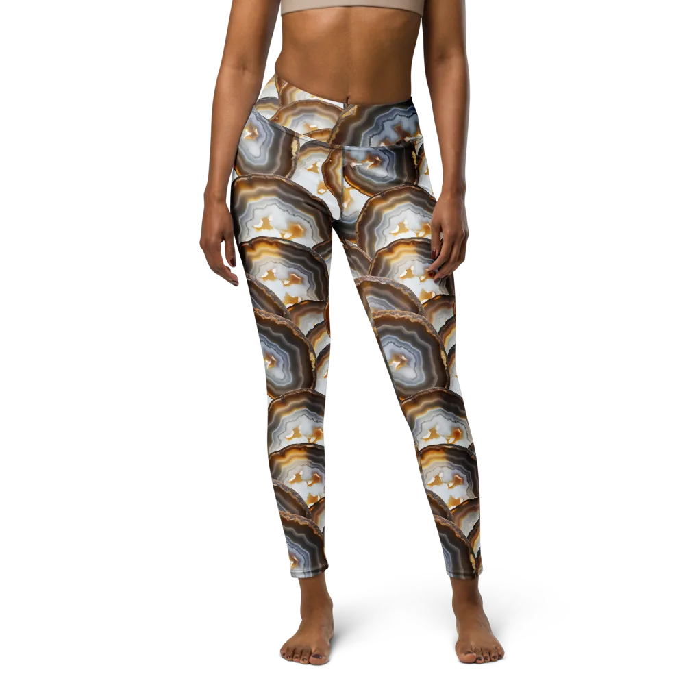 Earthbound Aura on Yoga Leggings — Front