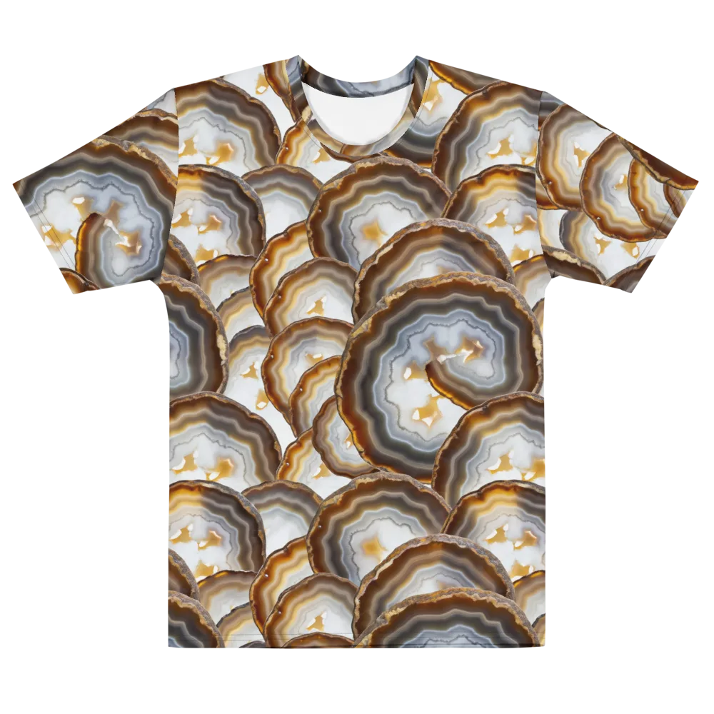 Earthbound Aura on Men's Cotton Crew Neck T-Shirt — Front