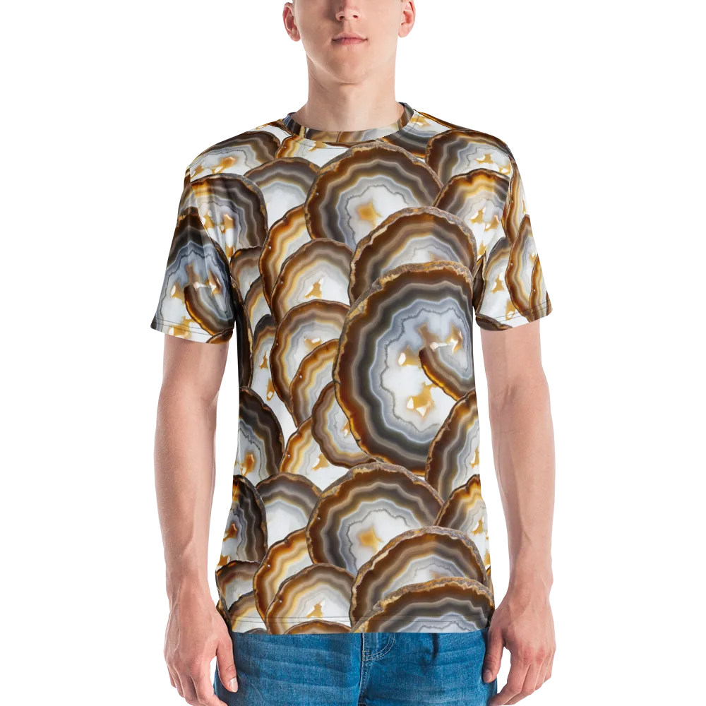 Earthbound Aura on Men's Crew Neck T-Shirt — Front