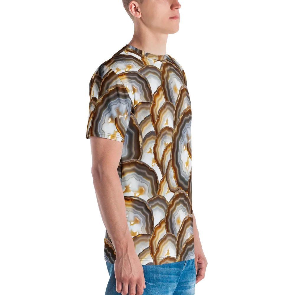 Earthbound Aura on Men's Crew Neck T-Shirt — Right