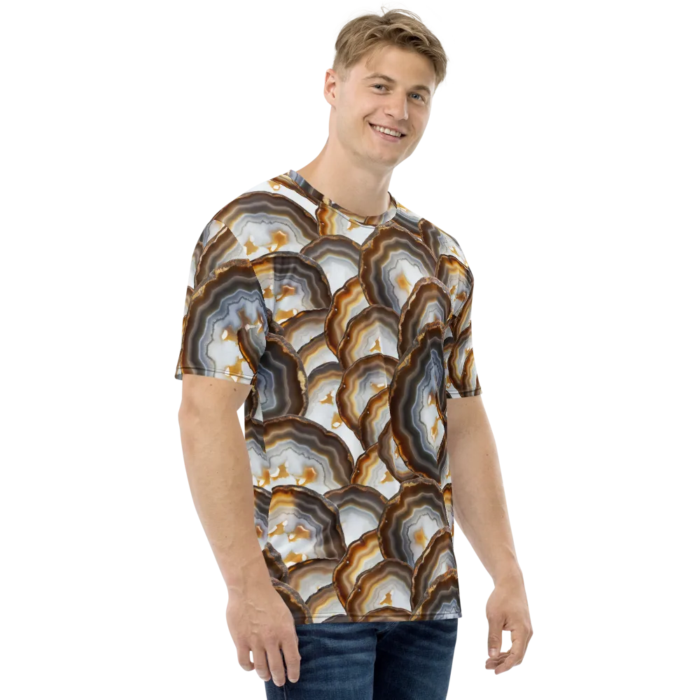 Earthbound Aura on Men's Crew Neck T-Shirt — Right