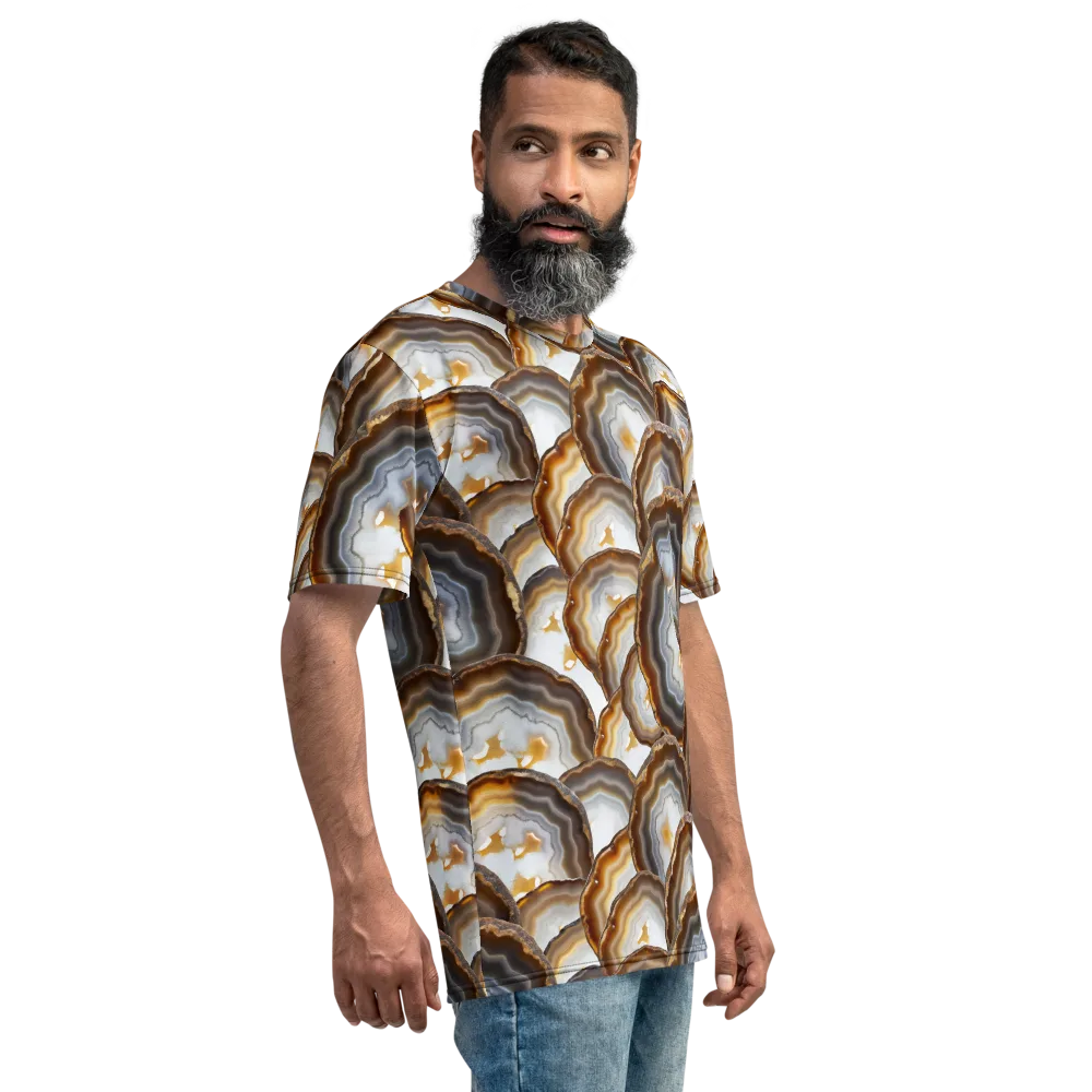 Earthbound Aura on Men's Crew Neck T-Shirt — Right