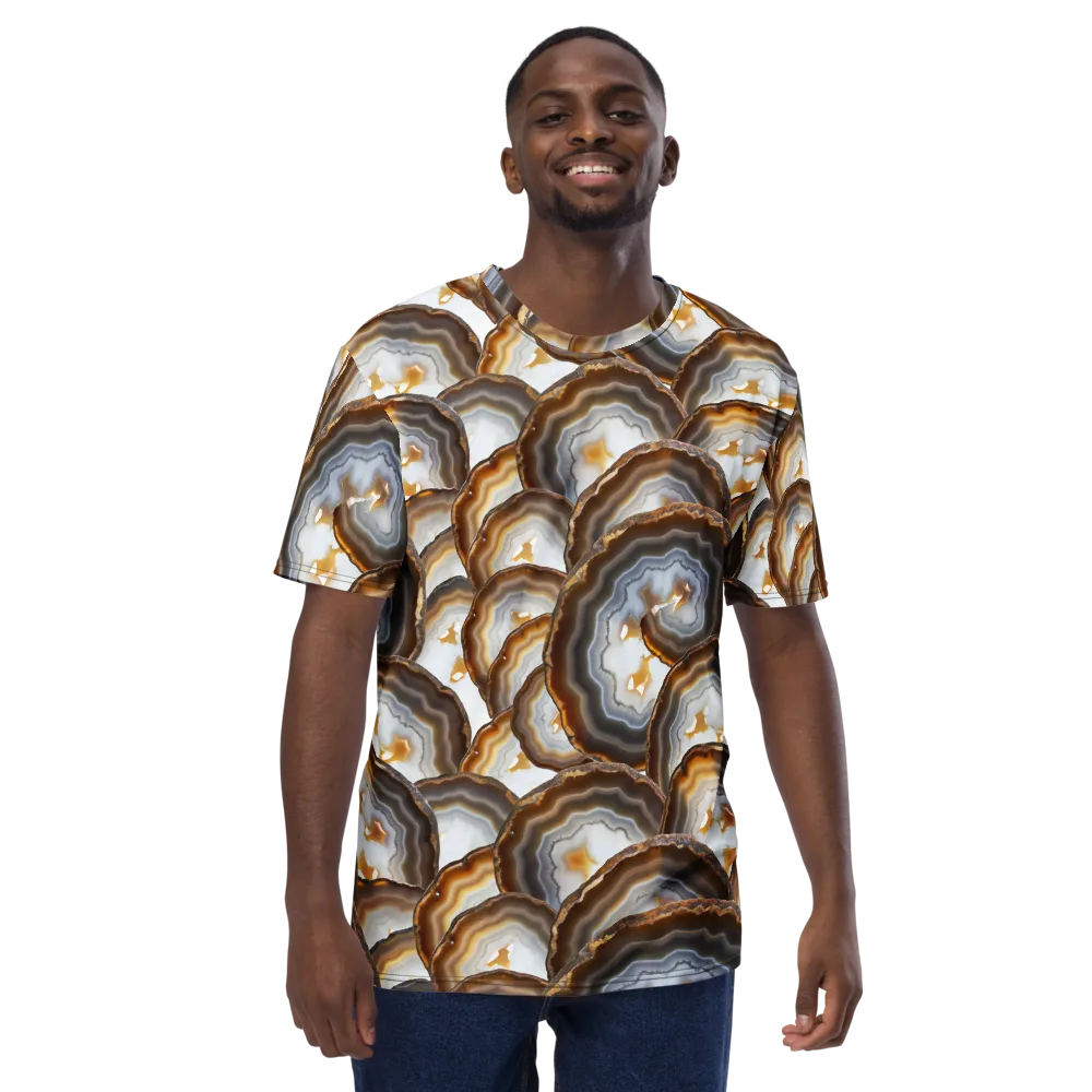 Earthbound Aura on Men's Crew Neck T-Shirt — Front