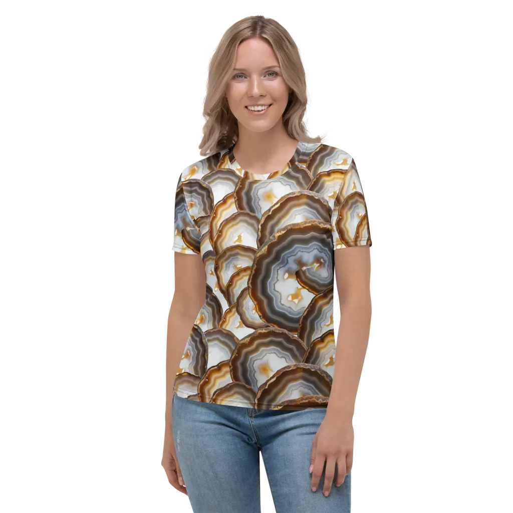 Earthbound Aura on Women's Crew Neck T-Shirt — Front