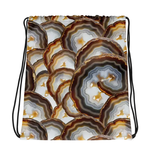 Earthbound Aura on a Drawstring Bag