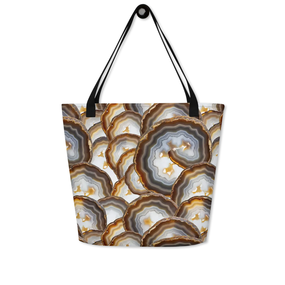 Earthbound Aura on Large Tote Bag W/ Pocket — Front